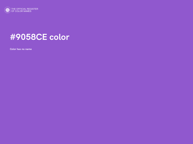 #9058CE color image