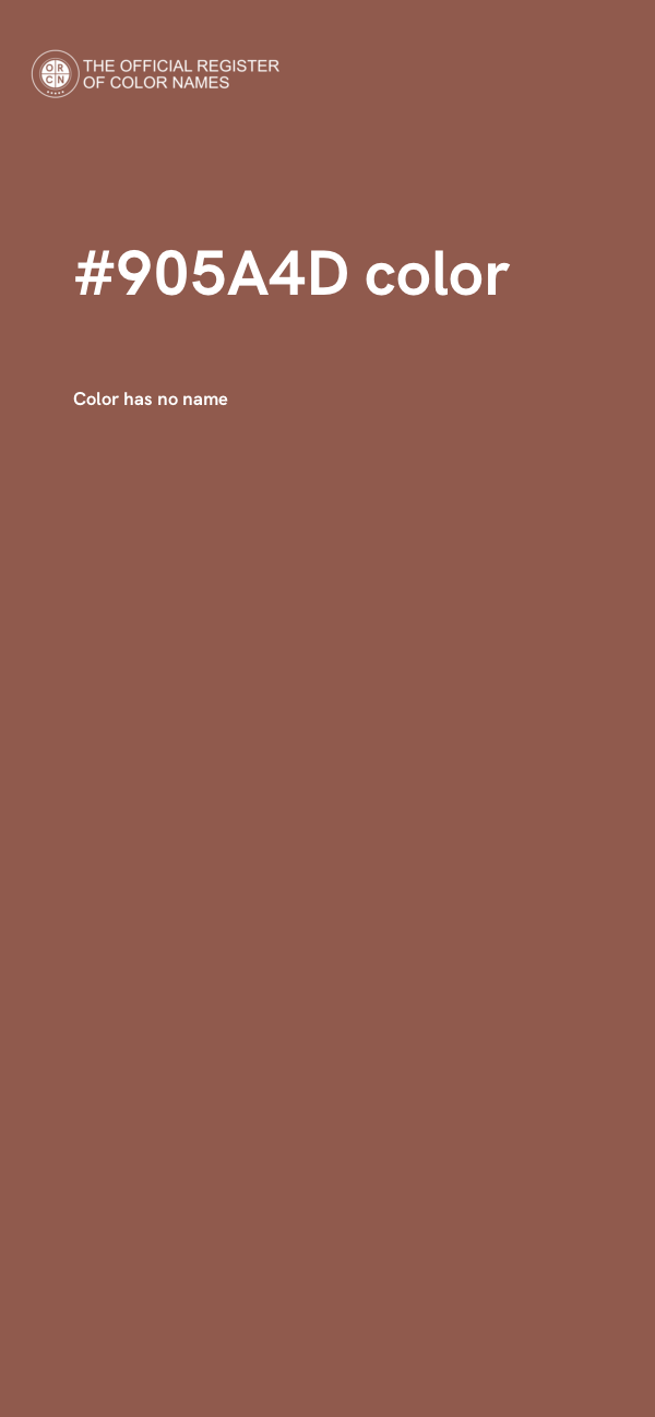 #905A4D color image