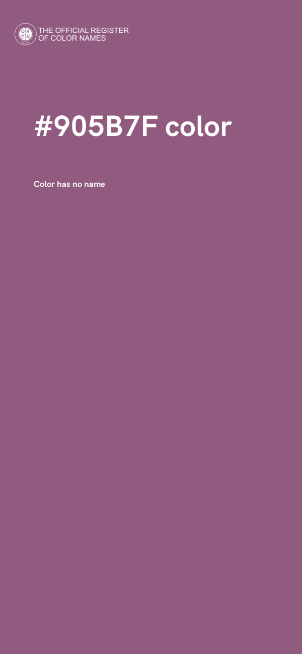 #905B7F color image
