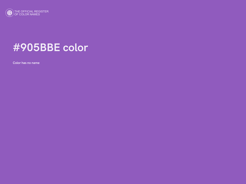#905BBE color image