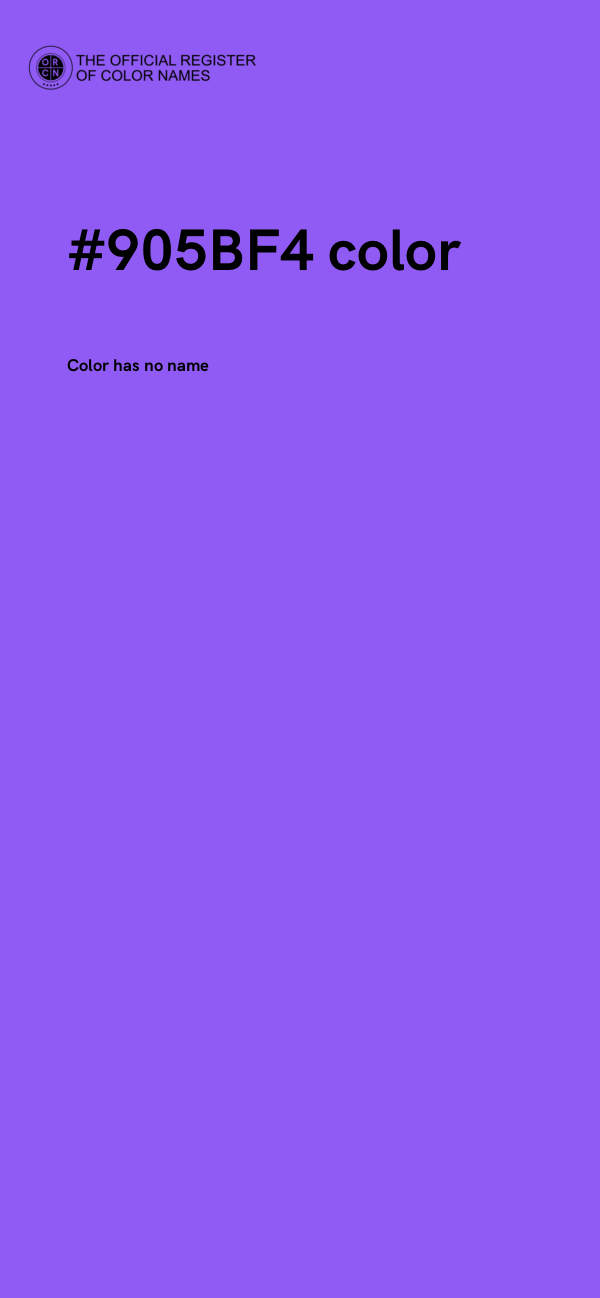 #905BF4 color image