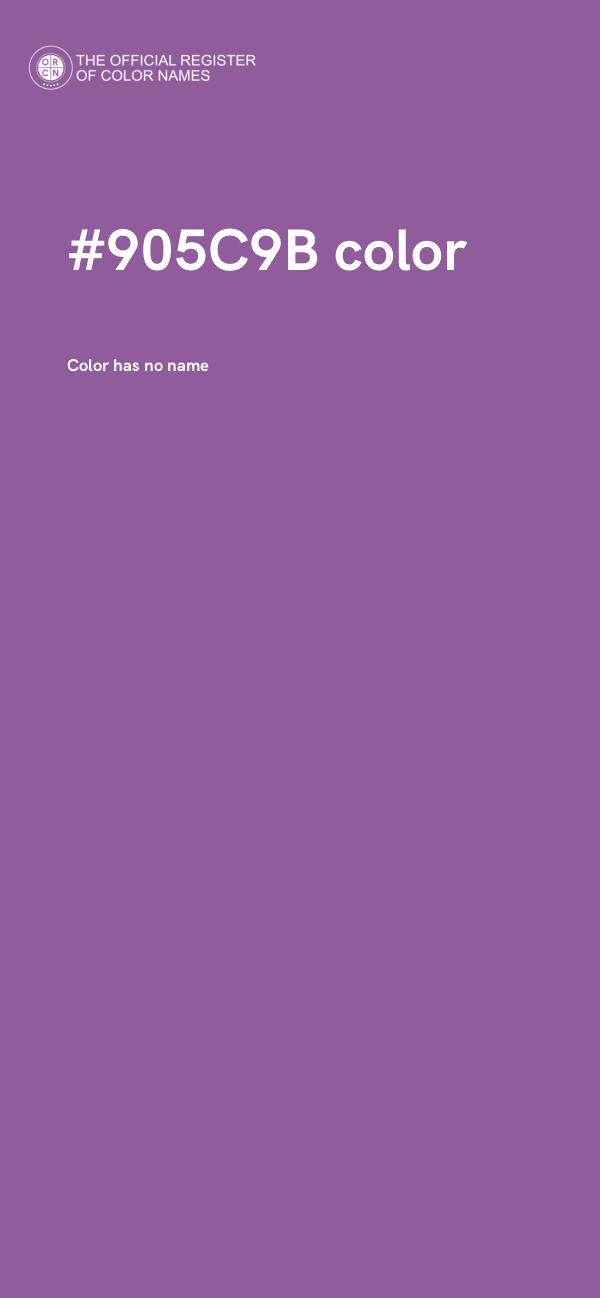 #905C9B color image