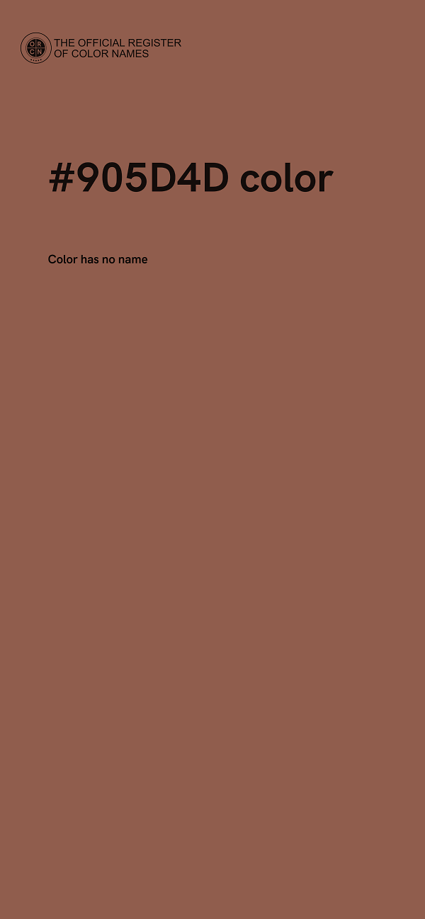 #905D4D color image