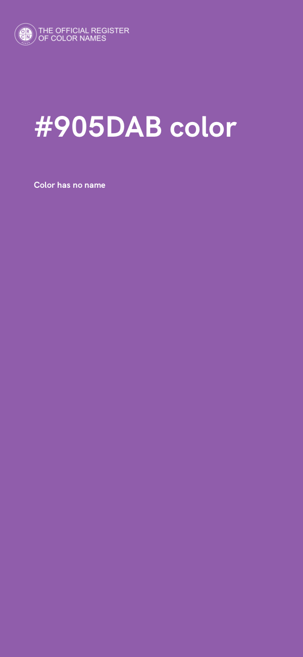 #905DAB color image