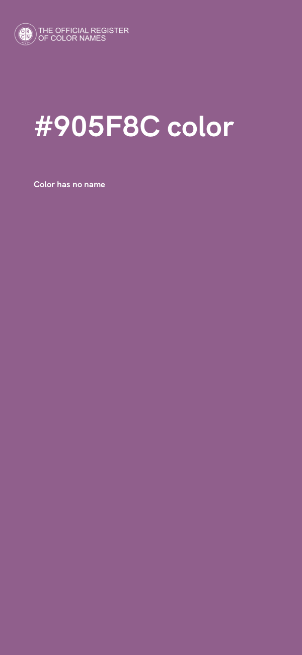 #905F8C color image