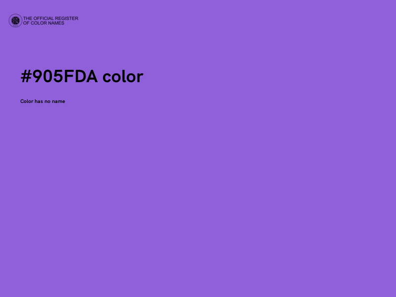 #905FDA color image