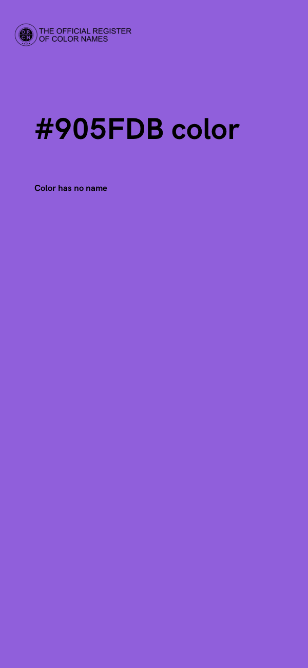 #905FDB color image