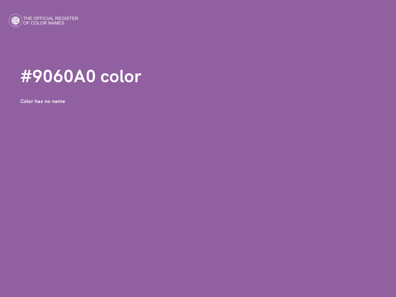 #9060A0 color image