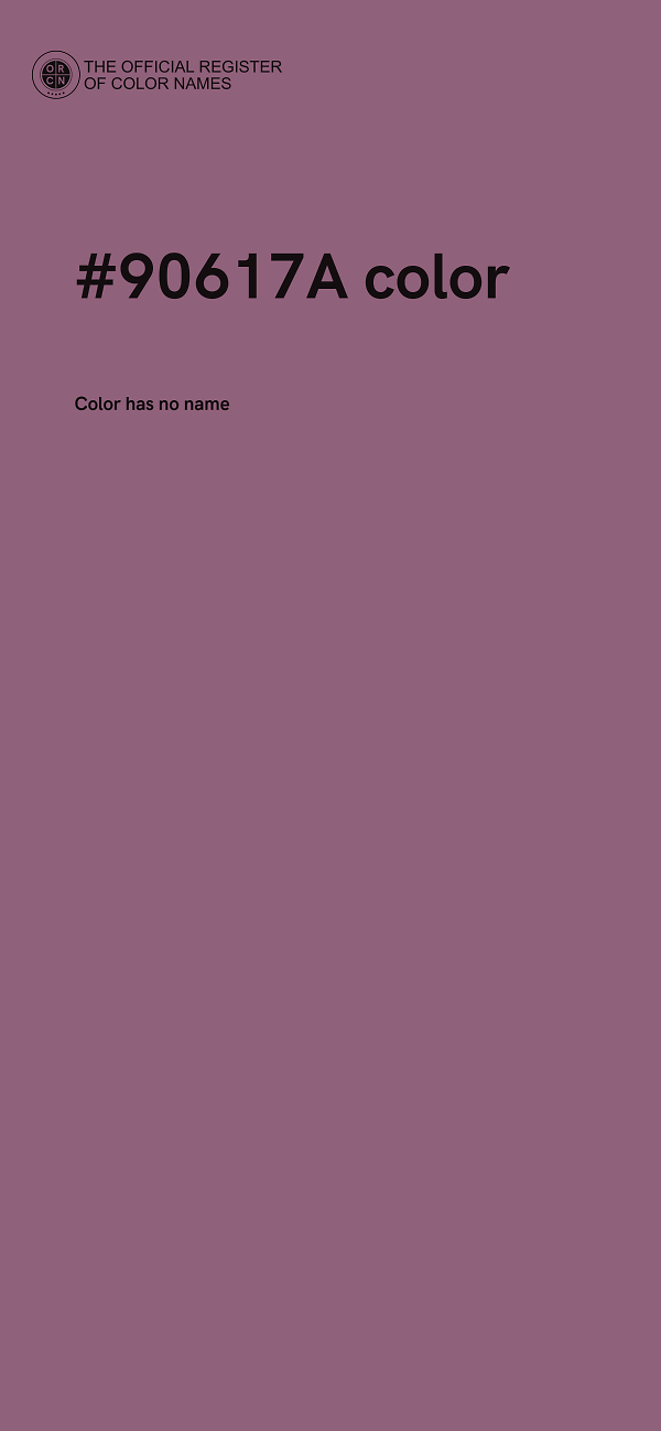 #90617A color image