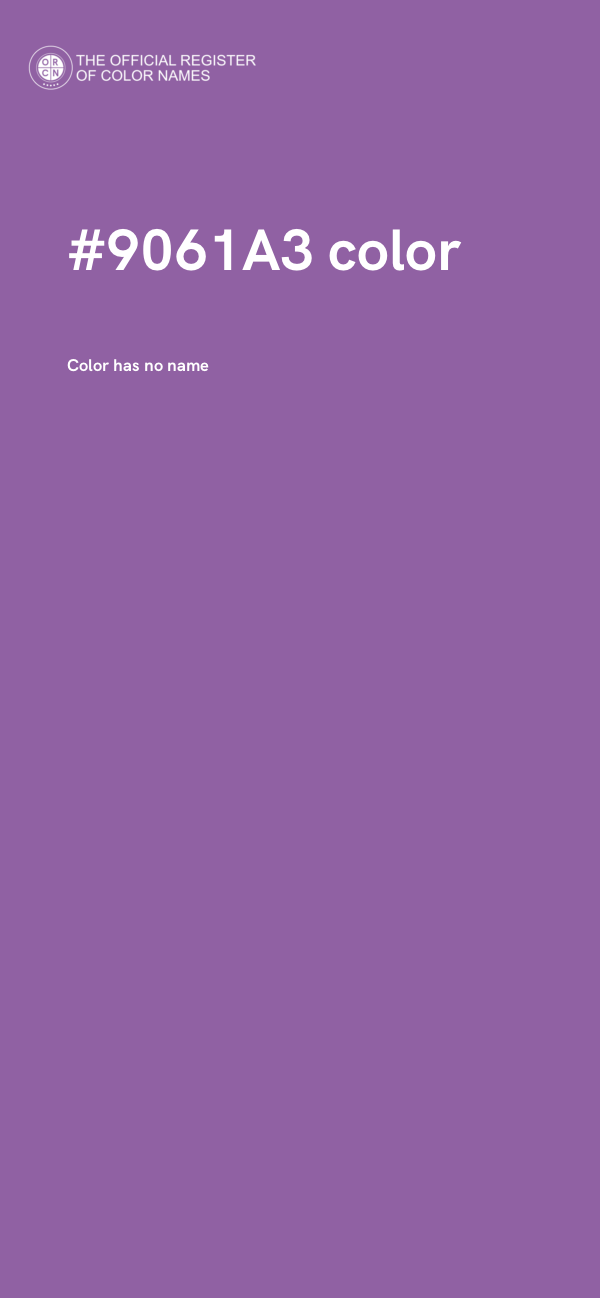 #9061A3 color image