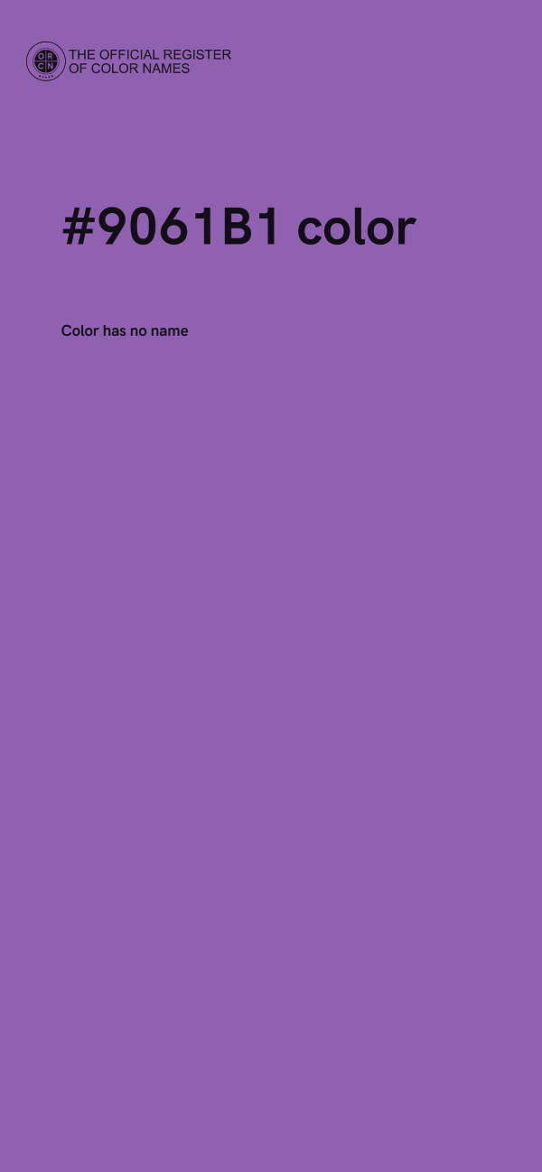 #9061B1 color image