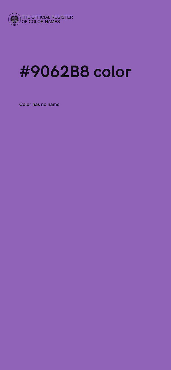#9062B8 color image