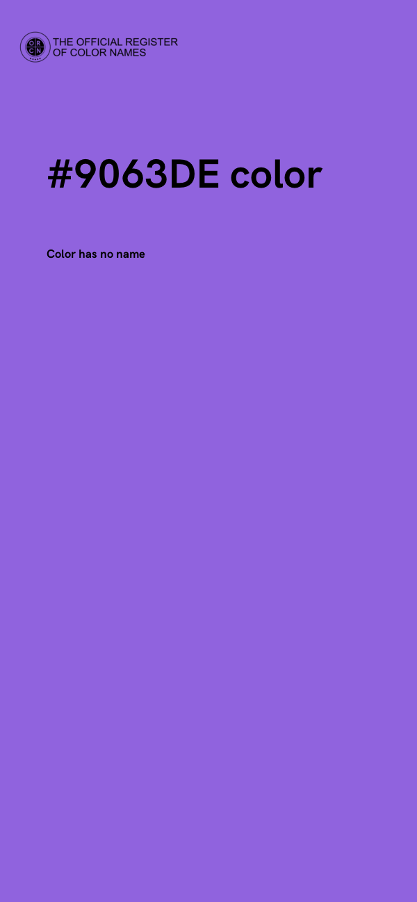 #9063DE color image