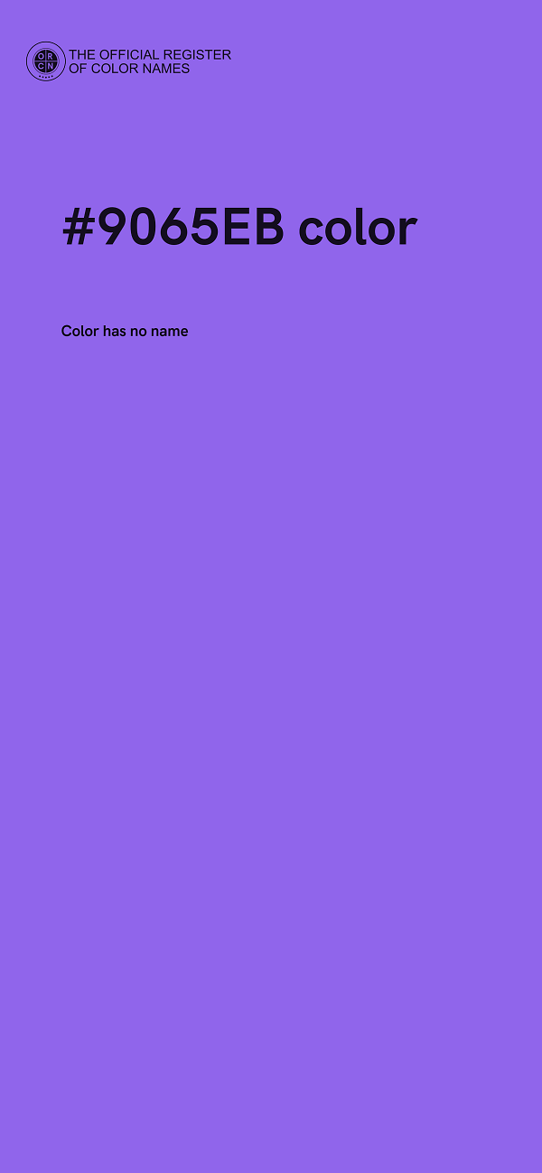 #9065EB color image