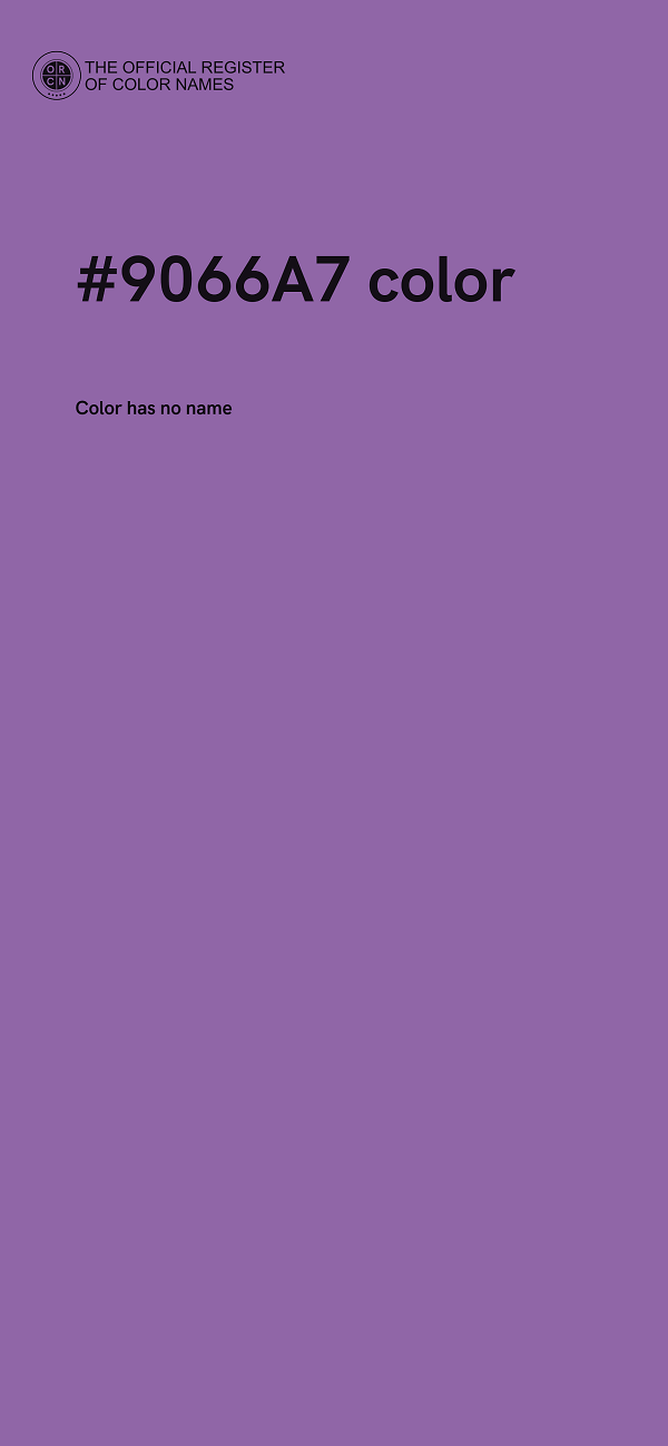 #9066A7 color image