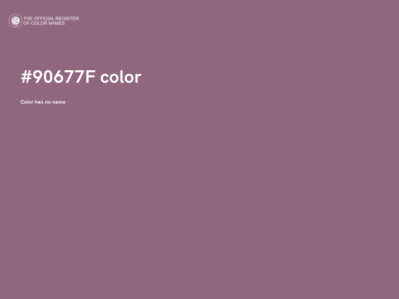 #90677F color image
