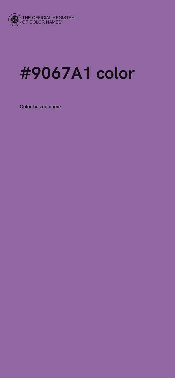 #9067A1 color image