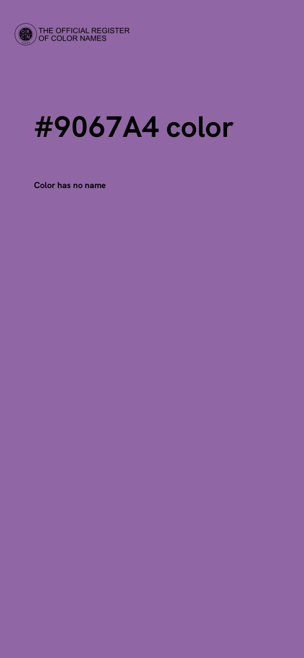 #9067A4 color image