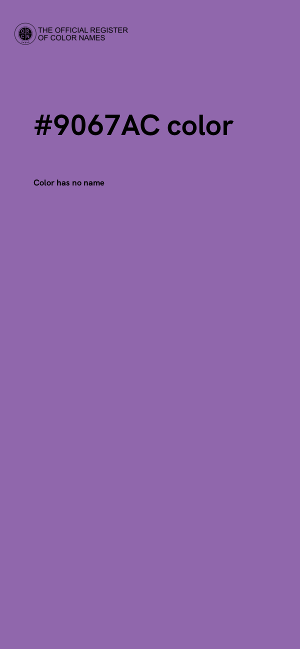 #9067AC color image