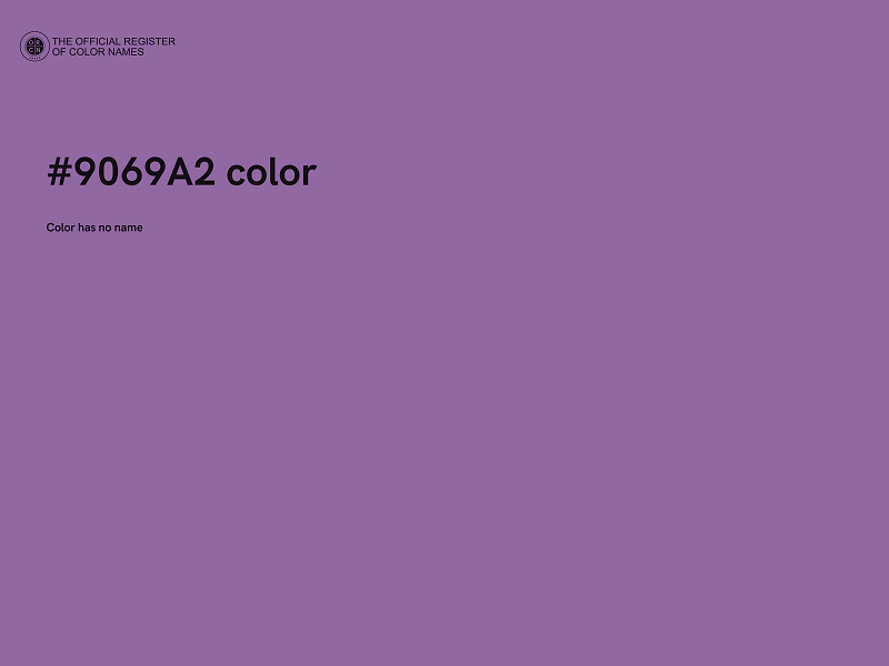 #9069A2 color image