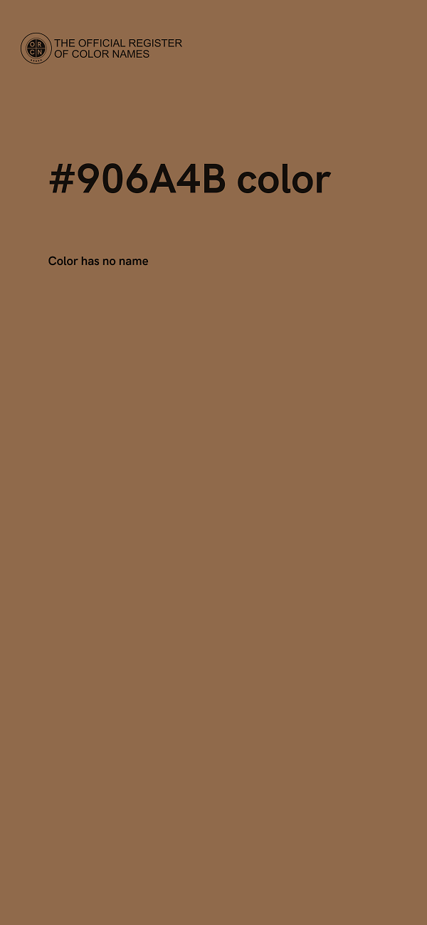 #906A4B color image