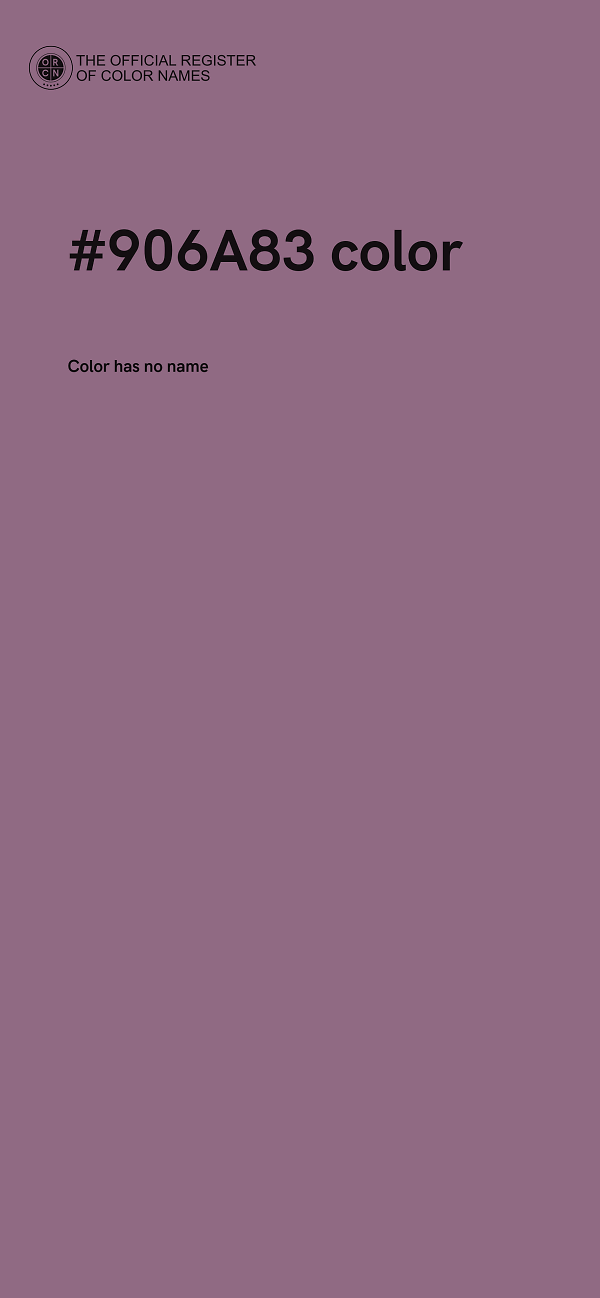 #906A83 color image