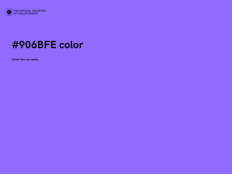 #906BFE color image