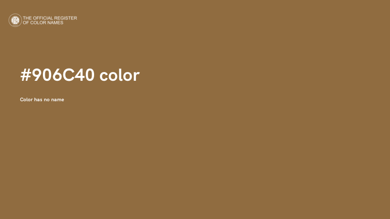 #906C40 color image