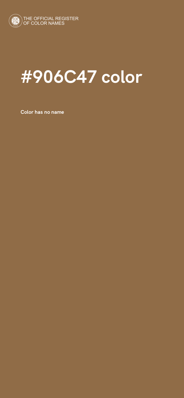 #906C47 color image