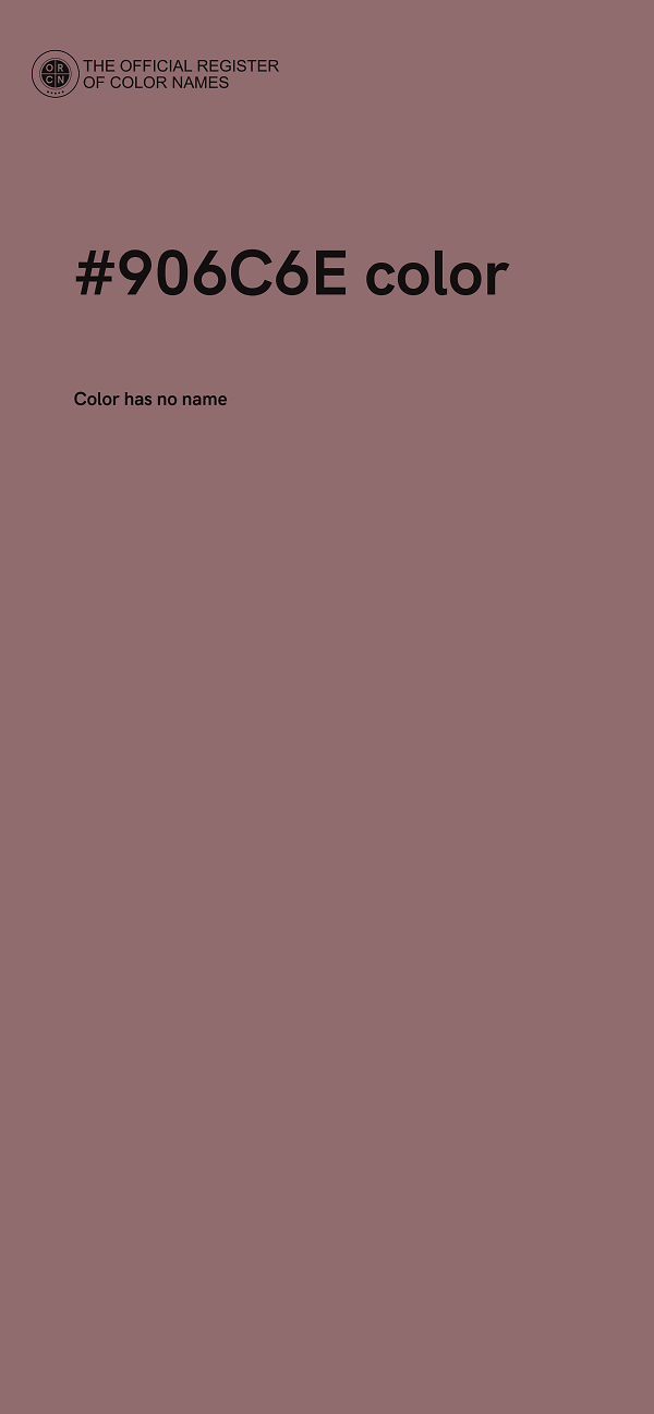 #906C6E color image