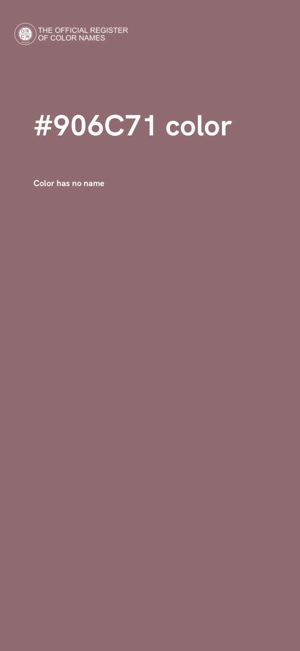 #906C71 color image
