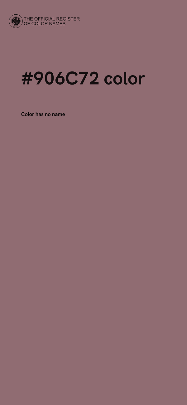 #906C72 color image