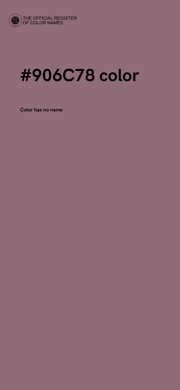 #906C78 color image