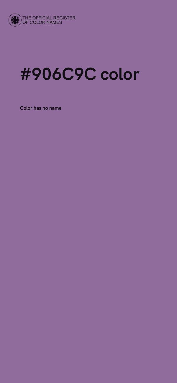 #906C9C color image