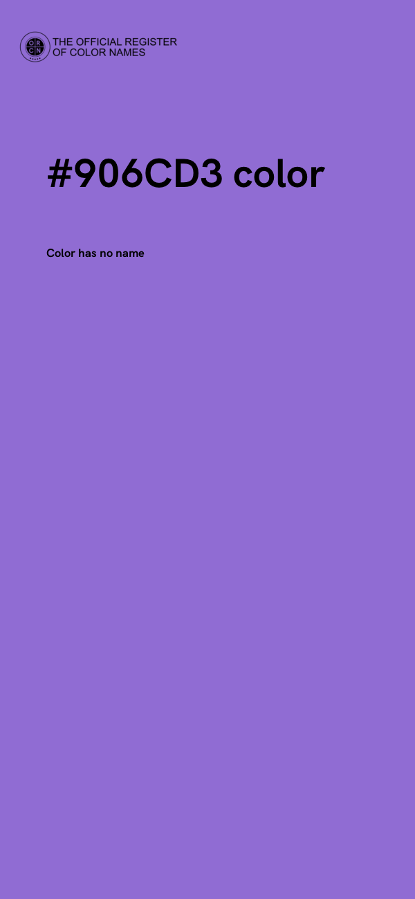 #906CD3 color image