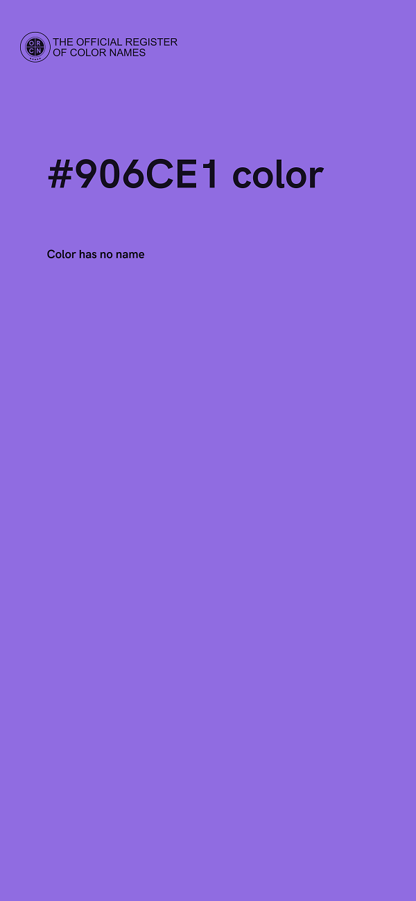 #906CE1 color image