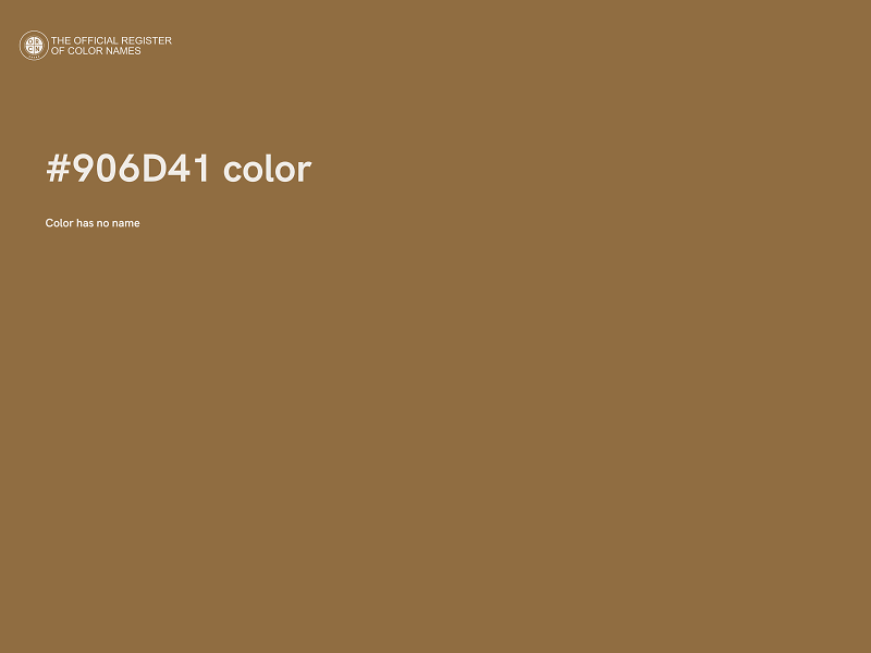 #906D41 color image