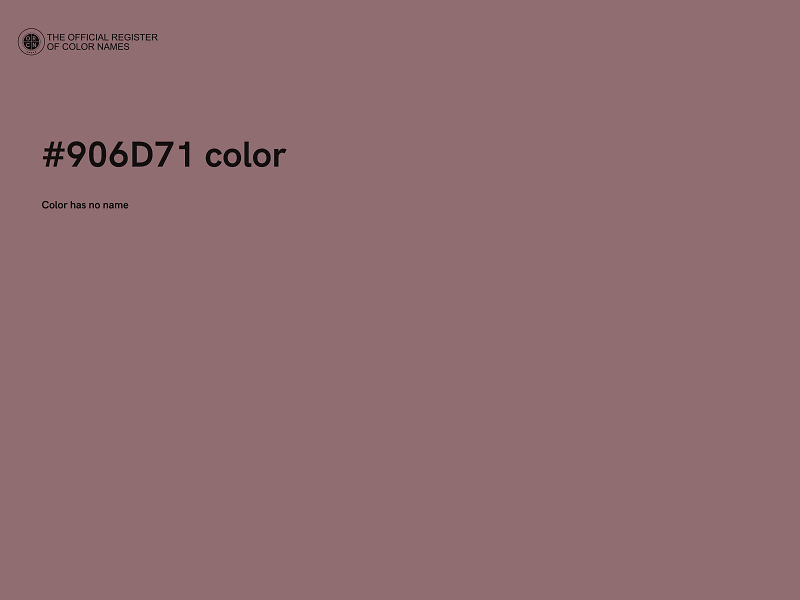 #906D71 color image