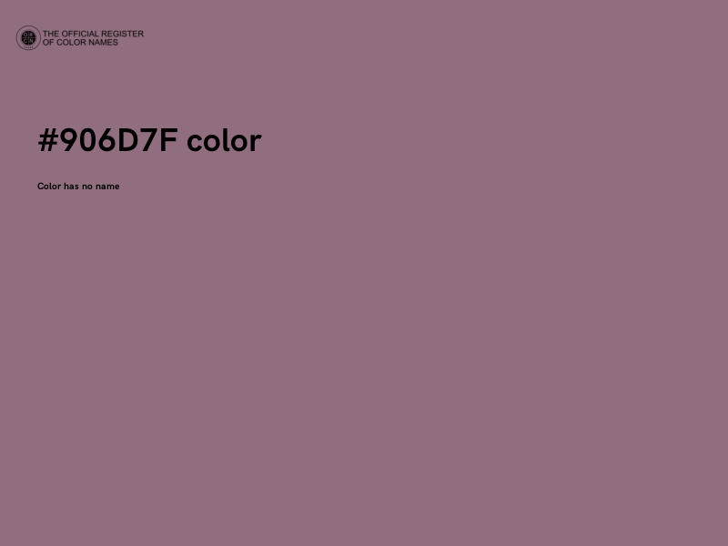 #906D7F color image