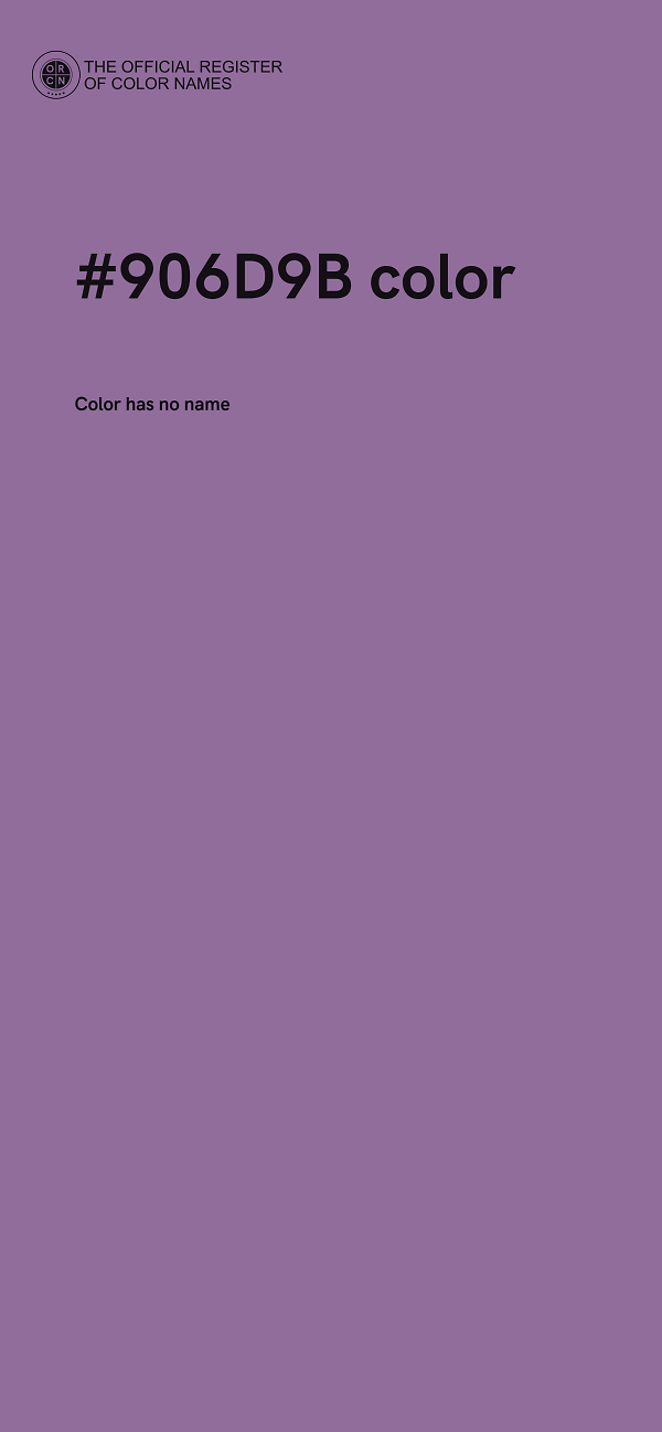 #906D9B color image