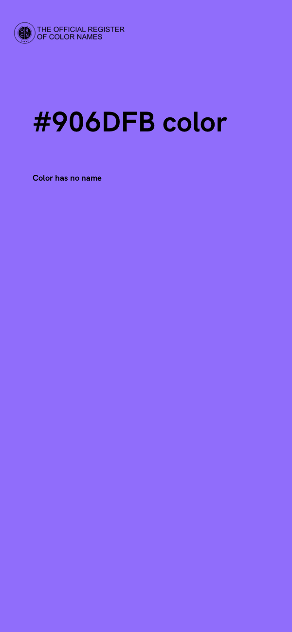 #906DFB color image