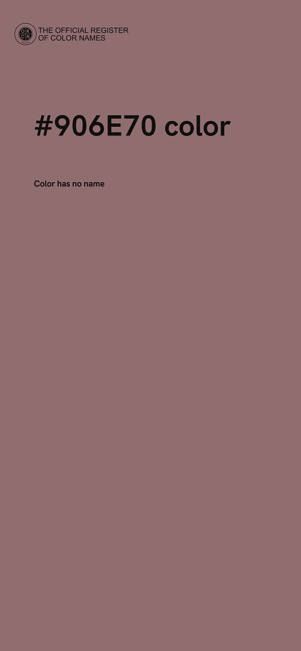 #906E70 color image