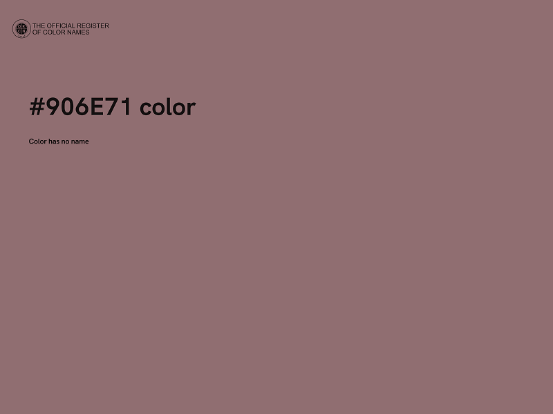 #906E71 color image