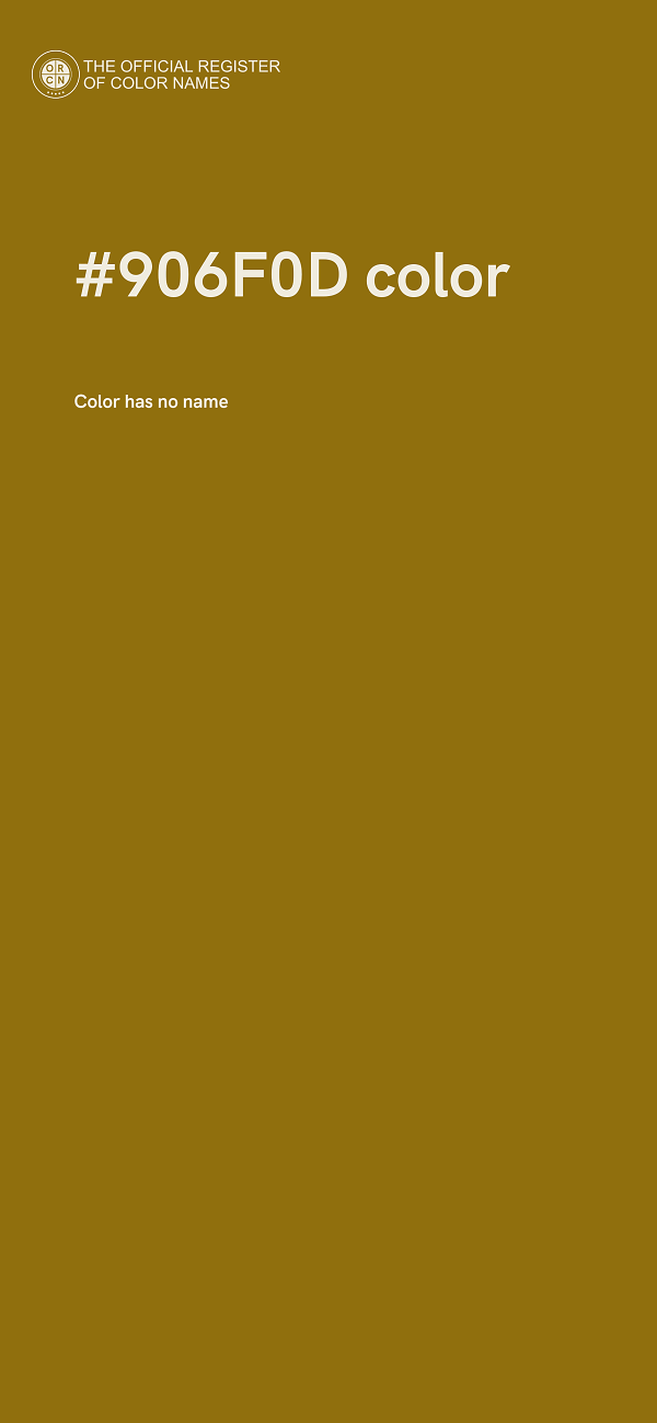 #906F0D color image