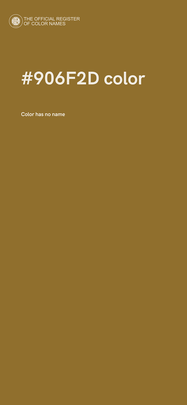 #906F2D color image