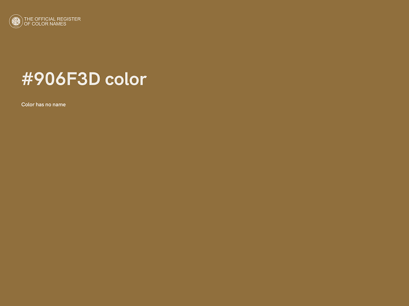 #906F3D color image