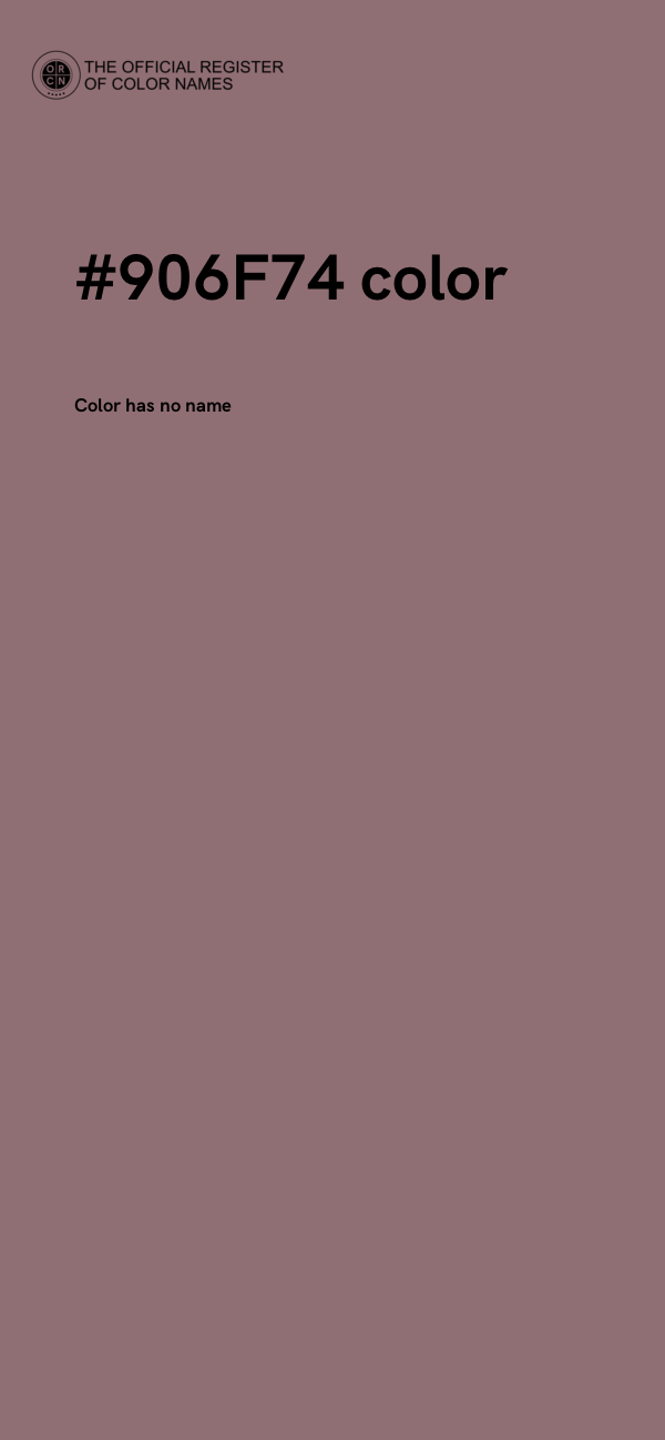 #906F74 color image