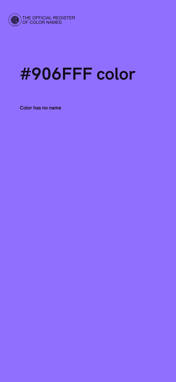 #906FFF color image