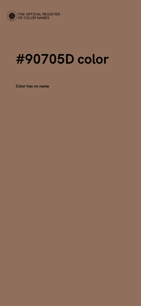 #90705D color image
