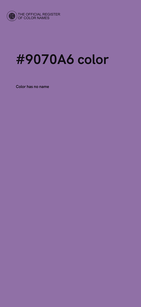 #9070A6 color image